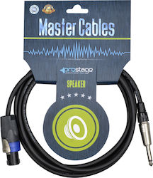 Prostage Speaker Cable Speakon male - 6.3mm male 2m (SPJ-02)
