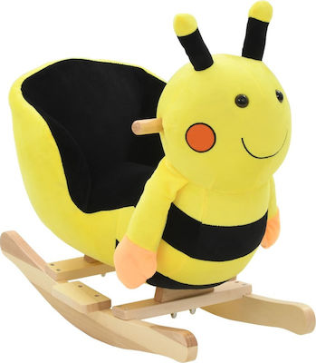 vidaXL Κουνιστό Παιχνίδι Μέλισσα για 12+ μηνών για Βάρος έως 25kg Κίτρινο