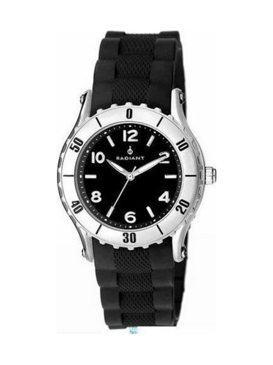 Watch with Black Rubber Strap RA89001