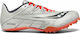 Saucony Spitfire 4 Sport Shoes Spikes Silver