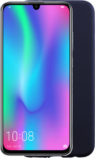 Volte-Tel Silicon Tpu Umschlag Rückseite Silikon Blau (Ehre 10 Lite)