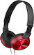 Sony MDR-ZX310 Wired On Ear Headphones Reα MDRZX310R.AE