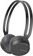Sony WH-CH400 Ασύρματα Bluetooth On Ear Ακουστικά με 20 ώρες Λειτουργίας Μαύρα