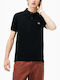 Lacoste Herren Kurzarmshirt Polo Schwarz