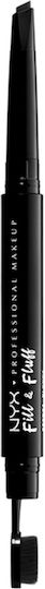 NYX Professional Makeup Fill & Fluff Pencil for Eyebrows 08 Black