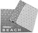 Stryve Beach Towel Cotton Gray 180x90cm.