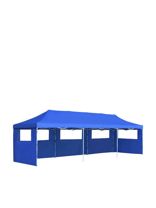 vidaXL Garden Freestanding Pavilion Blue 3x9cm