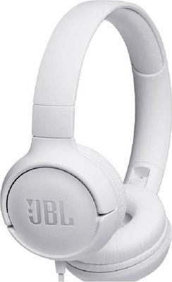 JBL Tune 500 Wired On Ear Headphones Whita JBLT500WHT