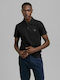 Gant Herren Kurzarmshirt Polo Schwarz