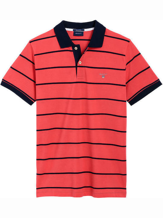 Gant Men's Short Sleeve Blouse Polo Orange