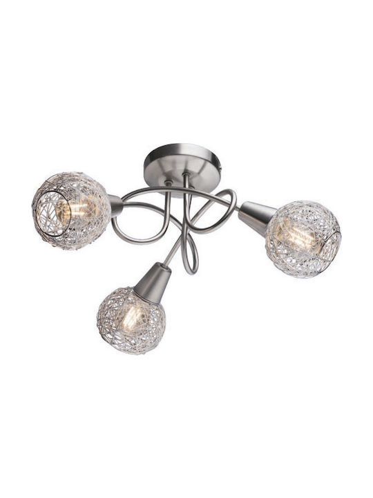 Polihome Julie Modern Metal Ceiling Light with Socket E14 39pcs Silver