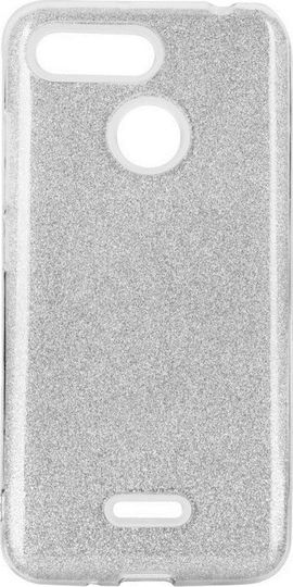 Forcell Shining Задна корица Силикон Сребрист (Redmi 6)