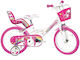 Dino Bikes Unicorn 16" Παιδικό Ποδήλατo BMX Ροζ