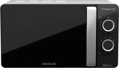 Cecotec Proclean 3150 01529 Microwave Oven with Grill 20lt Black