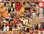 Vintage Beer Collage Puzzle 2D 1000 Pieces