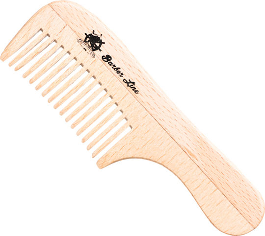 Eurostil Wooden Beard Comb 10cm