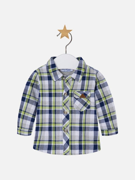 Mayoral Kids Checked Shirt Multicolour