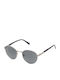 Gant Men's Sunglasses with Silver Metal Frame and Polarized Lens GA7103 11D