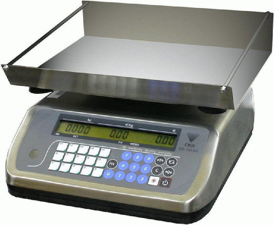 Digi Systems DS-781B-SS Electronic Commercial Retail Scale 15kg/0.04gr