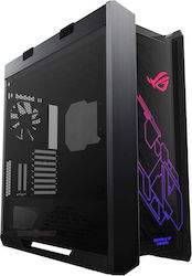Asus ROG Strix Helios Jocuri Turnul Midi Cutie de calculator cu fereastră laterală și iluminare RGB Negru