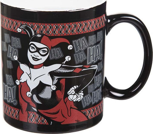 GB eye Harley Quinn Heat Change Κούπα Κεραμική Μαύρη 350ml