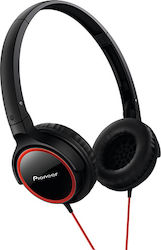 Pioneer SE-MJ512 On Ear Headphones Blacα SE-MJ512-R