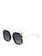 Dior Direction Women's Sunglasses with Black Plastic Frame and Black Lens