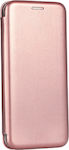 Elegance Book Ροζ Χρυσό (Huawei Y6 2019)