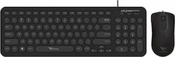 Alcatroz U2000 Keyboard & Mouse Set English US