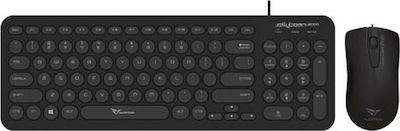 Alcatroz U2000 Tastatur & Maus Set Englisch US