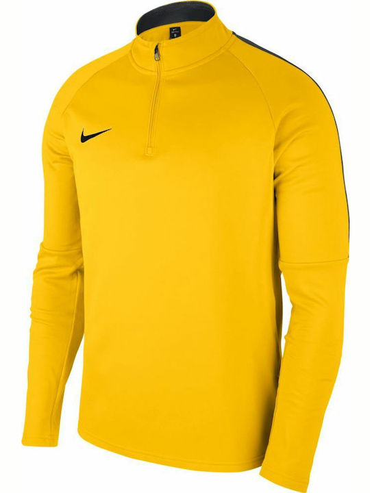 Nike Kinder Shirt Langarm Gelb Dry Academy 18 Drill Top