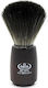 Omega Hi-Brush Shaving Brush with Synthetic Hair Bristles Black