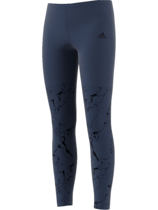 Adidas Kinder Leggings Lang Marineblau