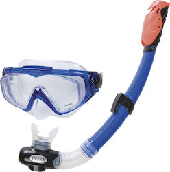 Intex Silicone Diving Mask Set with Respirator Blue 55962