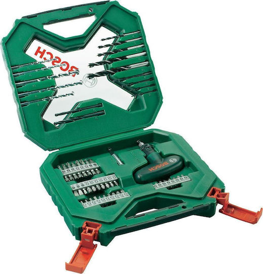 Bosch X-Line Set of 54 Drills HSS for Metal και Wood