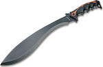 Boker Chainsaw Backup Machete Black with Blade made of Steel in Sheath