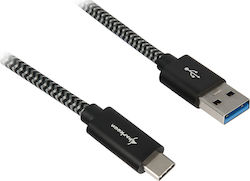 Sharkoon USB 3.1 USB-C мъжки - USB-A мъжки 1м Sharkoon USB 3.1 USB-C мъжки - USB-A мъжки 1м