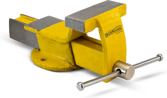 Bormann Fixed Countertop Steel Vise With Maximum Opening 125mm