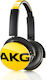 AKG Y50 Ενσύρματα On Ear Ακουστικά Κίτρινα