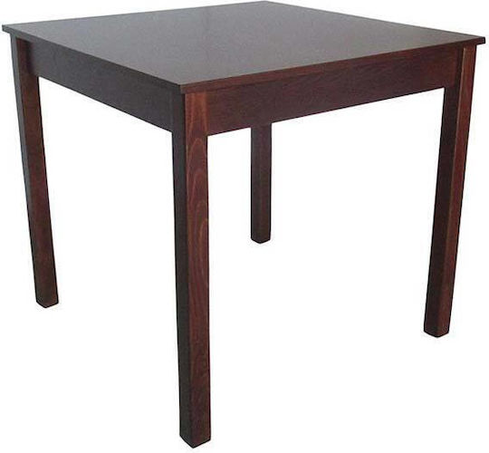 Pnelope 1030 Масa За Кухня Дървена Светъл Орех 80x80x75см