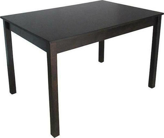 Pnelope 1031 In Wenge Τραπέζι Τραπεζαρίας από Μασίφ Ξύλο Wenge 120x80x75εκ.