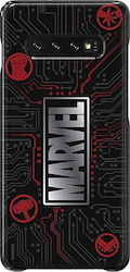 Samsung Original Galaxy Friends Cover "Avengers Comics" Umschlag Rückseite Kunststoff Mehrfarbig (Galaxy S10+) GP-G975HIFGHWF