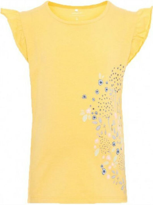 Name It Kids Blouse Short Sleeve Yellow