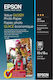 Epson Fotopapier A6 (10x15) 183gr/m² für Drucker Tintenstrahl 20 Blätter