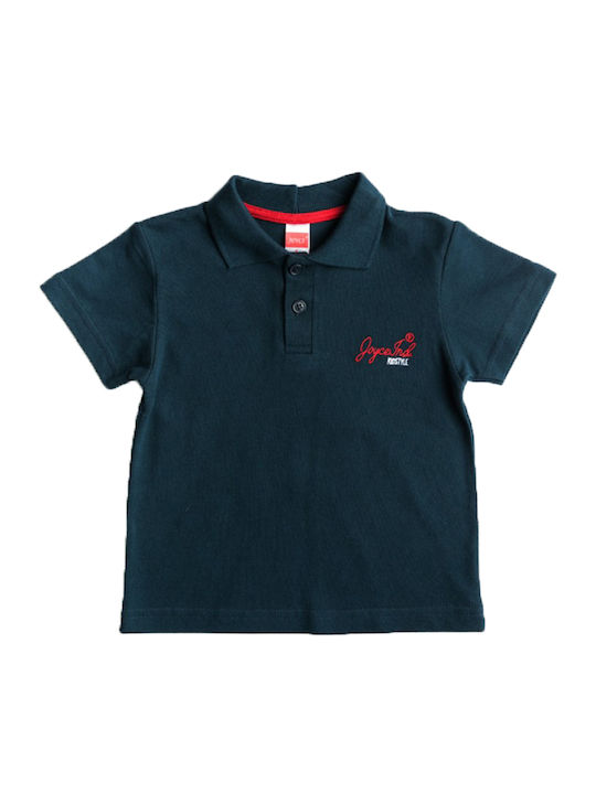 Joyce Kids Polo Short Sleeve Navy Blue