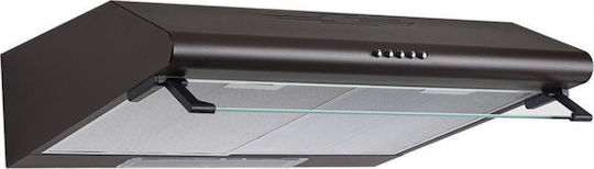 Pyramis Essential Ελεύθερος Απορροφητήρας 60cm Καφέ