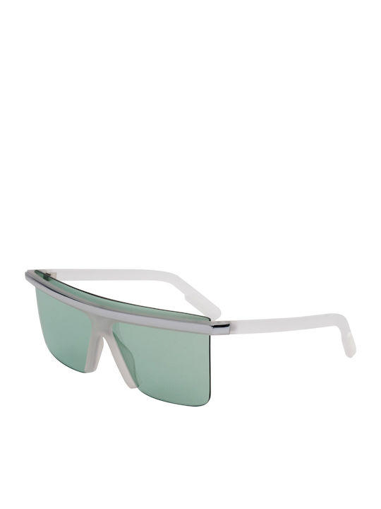 Kenzo Herren Sonnenbrille mit Gray Kunststoff Gestell und Grün Linse KZ40003 I 26V