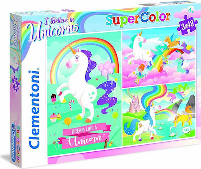 Детски Пъзел I Believe In Unicorns за 4++ Години 48бр Clementoni