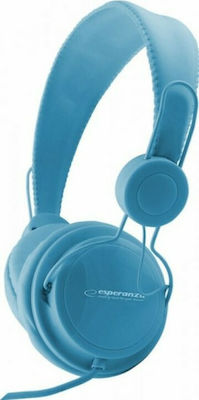 Esperanza EH148 Sensation Wired On Ear Headphones Light Blue EH148B