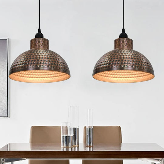vidaXL Pendant Light Copper 26x16cm vidaXL Pendant Light Copper 26x16cm